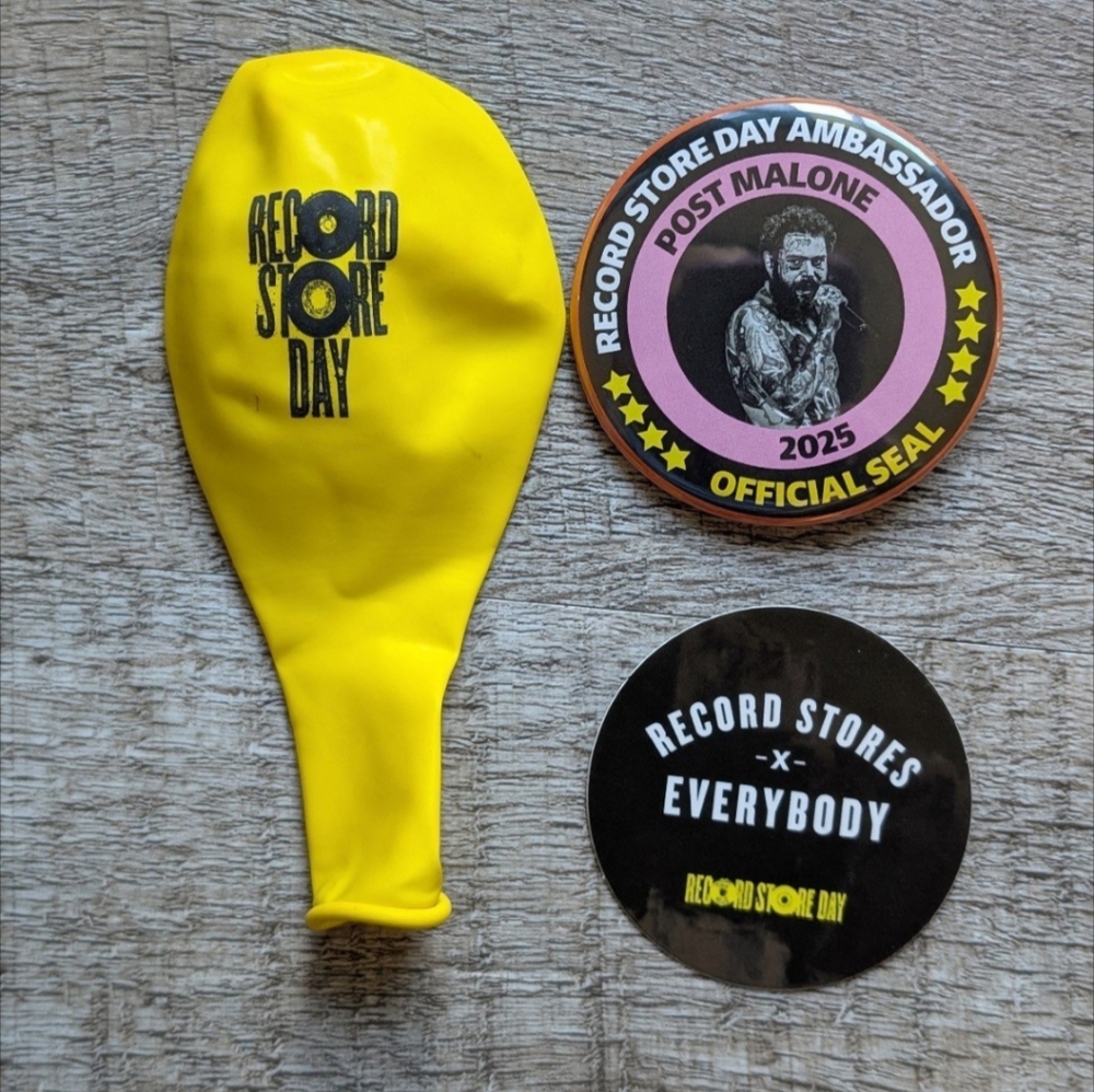 Post Malone Record Store Day Ambassador Button & RSD Swag Pack